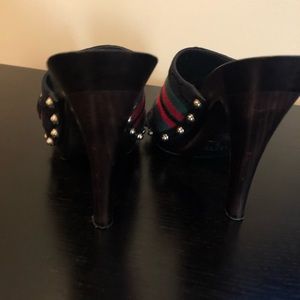 Authentic Gucci Wood Clogs